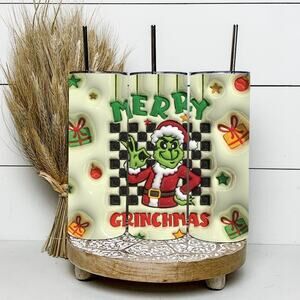 Grinch 3D Inflated 20oz Insulated Tumbler Coffee Cup